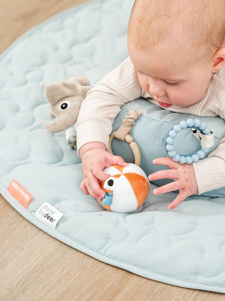 Done by Deer Blue Tummy Time Activity Playground Pillow - Image 1 of 4