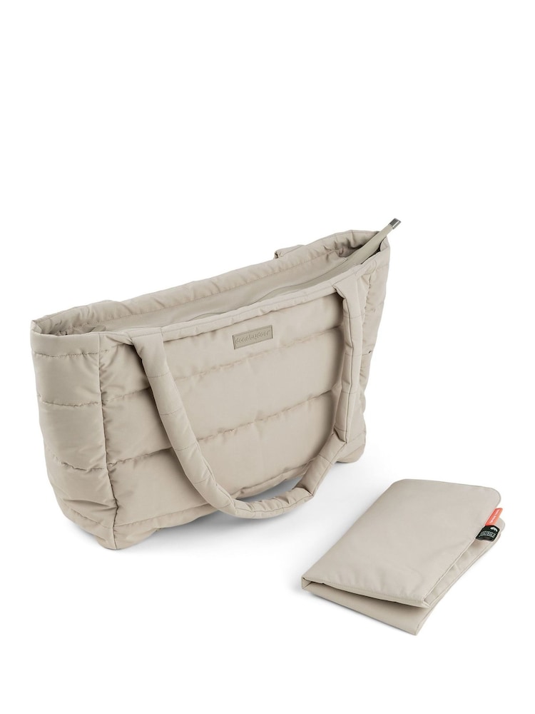 Done by Deer Natural Quilted Changing Tote Bag - Image 2 of 4 Done by Deer Natural Quilted Changing Tote Bag - Image 2 of 4