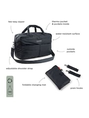 Done by Deer Black Quilted Changing Bag - Image 4 of 6