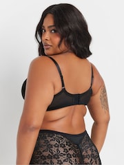 Yours Curve Pink Swirl Lace Underwired Bras 2 Pack - Image 5 of 9