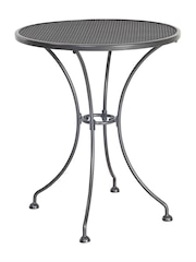 Pacific Grey Savoy Garden Table and Chair Bistro Set with Cushions - Image 4 of 5