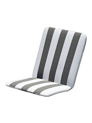 Pacific Grey Savoy Garden Table and Chair Bistro Set with Cushions - Image 5 of 5