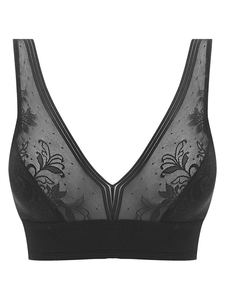 Wacoal Net Effects Black Bralette - Image 3 of 3