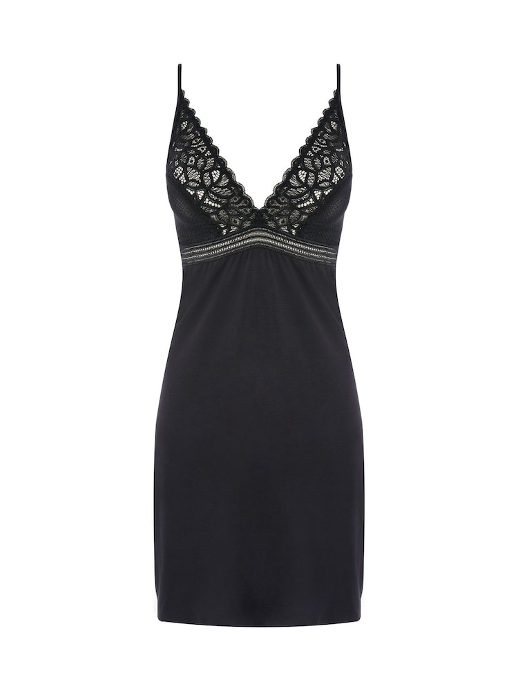 Wacoal Black Raffine Chemise - Image 4 of 4 Wacoal Black Raffine Chemise - Image 4 of 4