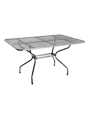Pacific Grey Carlo Rectangular Garden 6 Seater Dining Table Set - Image 4 of 4