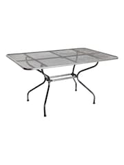 Pacific Grey Elegance Garden Rectangular 6 Seater Dining Table Set - Image 2 of 4