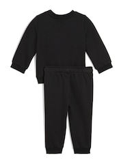Puma Black Baby Toddler Minicats Essentials Crew Set - Image 2 of 2