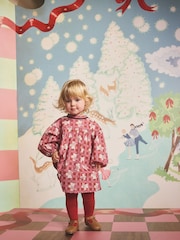 Cath Kidston Red Check Long Sleeve Dress (3mths-8yrs) - Image 6 of 10