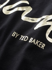 Preto - Baker by Ted Baker Oversized Graphic Print T-Shirt - Imagem 3 de 4