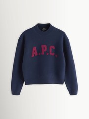 A.P.C. Blue Jada Knit Jumper - Image 1 of 1