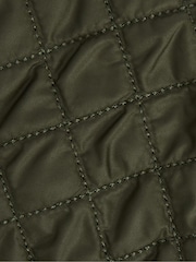 Barbour® Green Harker Waterproof Quilted Gloves - Image 5 of 5