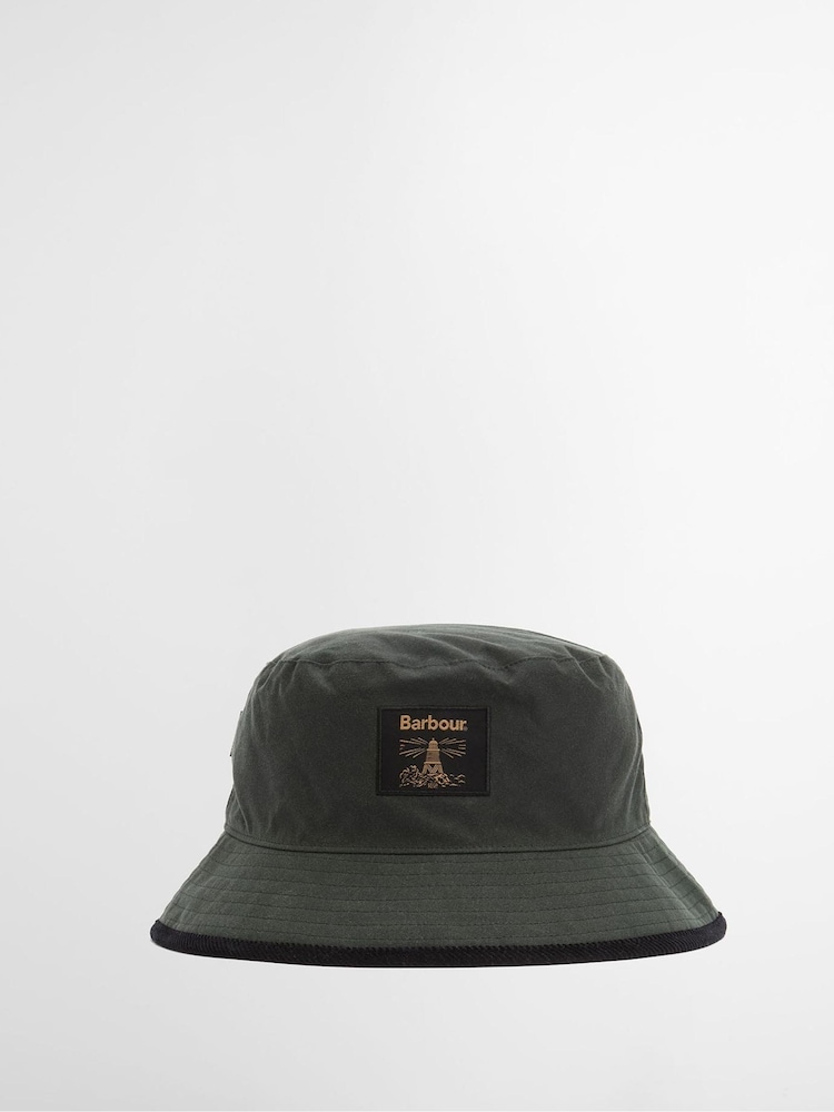 Barbour® Green Field Wax Bucket Hat - Image 1 of 13 Barbour® Green Field Wax Bucket Hat - Image 1 of 13