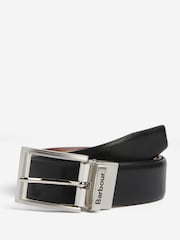 Barbour® Black Fife Reve Belt - Image 1 of 2