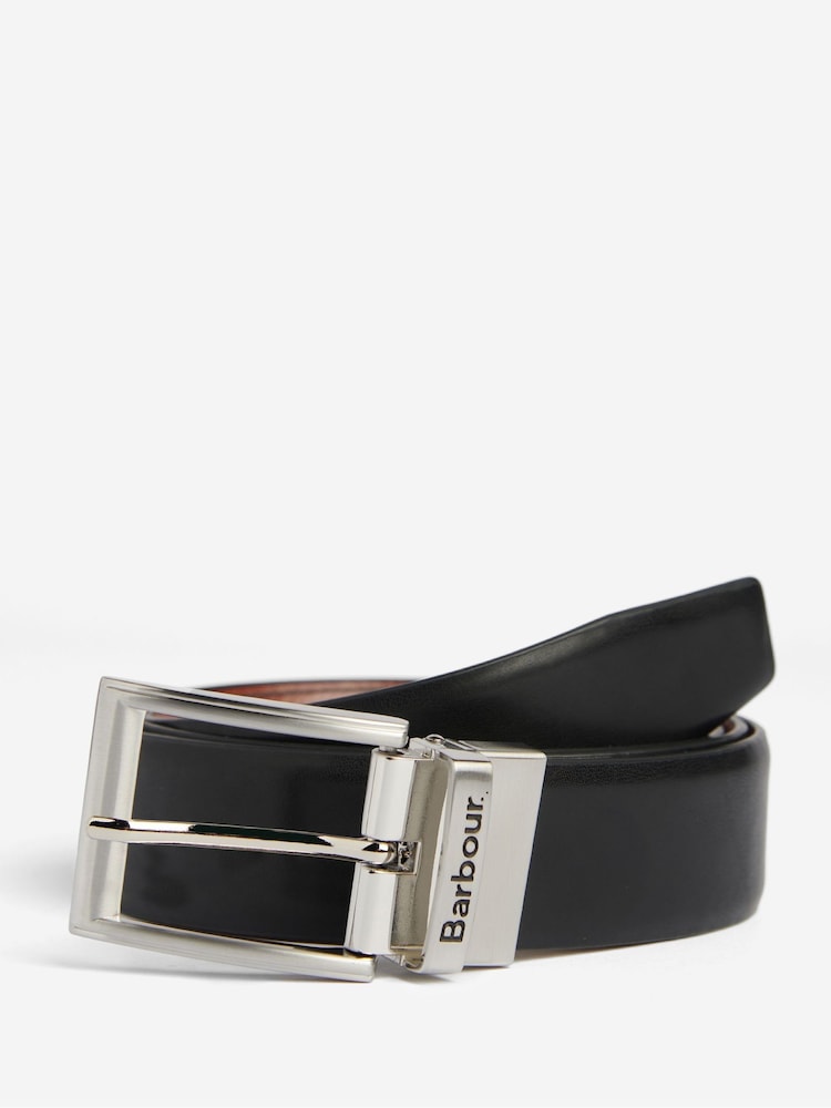 Barbour® Black Fife Reve Belt - Image 1 of 2 Barbour® Black Fife Reve Belt - Image 1 of 2