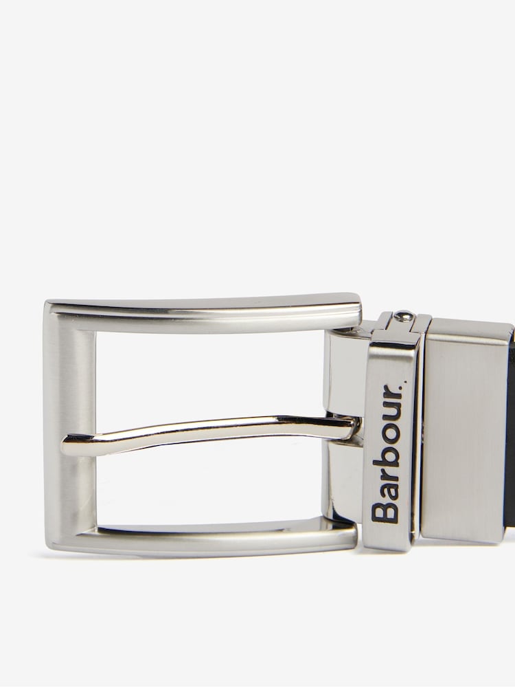 Barbour® Black Fife Reve Belt - Image 2 of 2 Barbour® Black Fife Reve Belt - Image 2 of 2