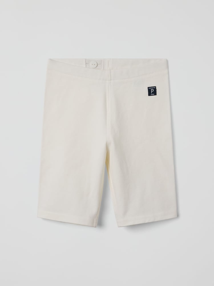 Polarn O Pyret Cream Cycling Shorts - Image 1 of 2