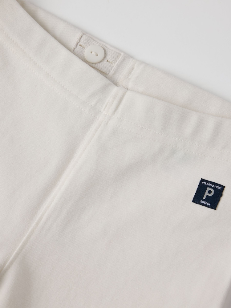 Polarn O Pyret Cream Cycling Shorts - Image 2 of 2