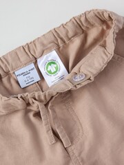 Polarn O Pyret Natural Pull-on 100% Organic Cotton Shorts - Image 2 of 3