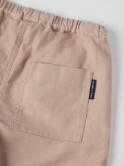 Polarn O Pyret Natural Pull-on 100% Organic Cotton Shorts - Image 3 of 3