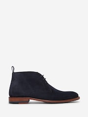 Oliver Sweeney Blue Suede Chukka Boots - Image 1 of 5