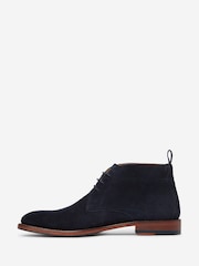 Oliver Sweeney Blue Suede Chukka Boots - Image 2 of 5