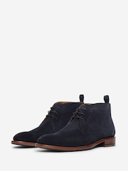Oliver Sweeney Blue Suede Chukka Boots - Image 3 of 5