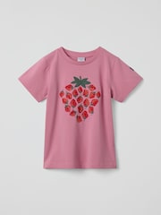 Polarn O Pyret Strawberry Print T-Shirt - Imagen 3 de 5