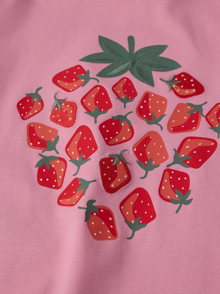 Polarn O Pyret Strawberry Print T-Shirt - Imagen 5 de 5