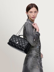Marc Jacobs Black The Dual Chain Shoulder Bag - Image 1 of 8