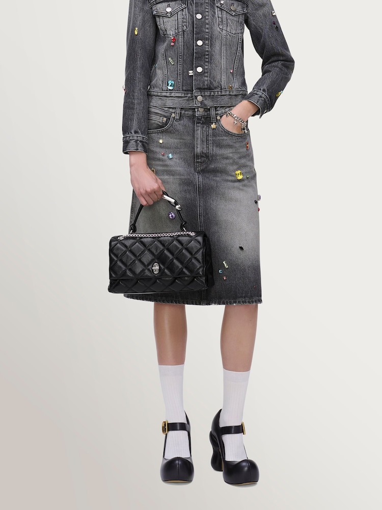 Marc Jacobs Black The Dual Chain Shoulder Bag - Image 2 of 8 Marc Jacobs Black The Dual Chain Shoulder Bag - Image 2 of 8