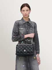 Marc Jacobs Black The Dual Chain Shoulder Bag - Image 3 of 8