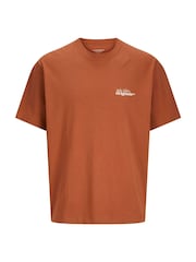Tricou JACK & JONES 100% bumbac cu imprimeu artistic pe spate - Image 2 of 2