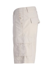 Crema - JACK & JONES Relaxed Fit 100% Cotton Cargo Shorts - Imagen 7 de 7