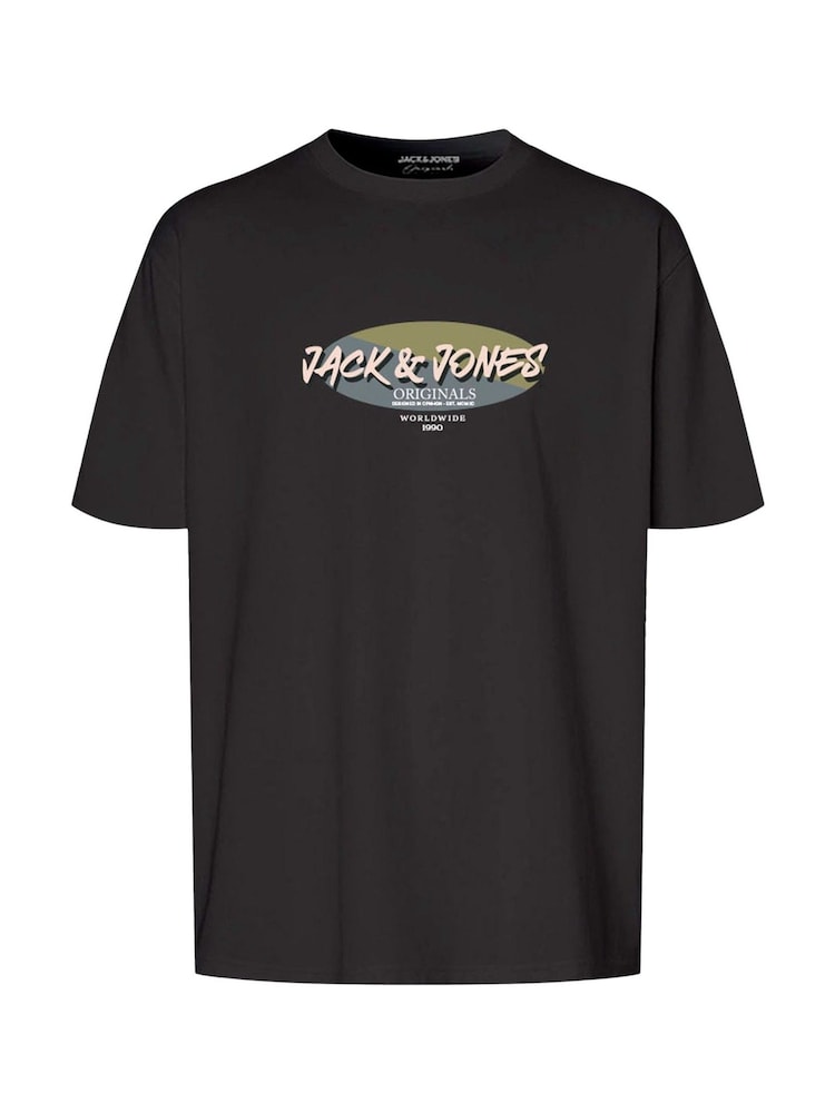 JACK & JONES White 3 Pack Printed Tee Shirts - Image 8 of 8