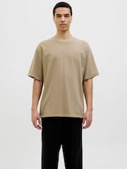 JACK & JONES 100% Cotton Combed Jersey Crew Neck T-Shirt - Bild 1 von 6