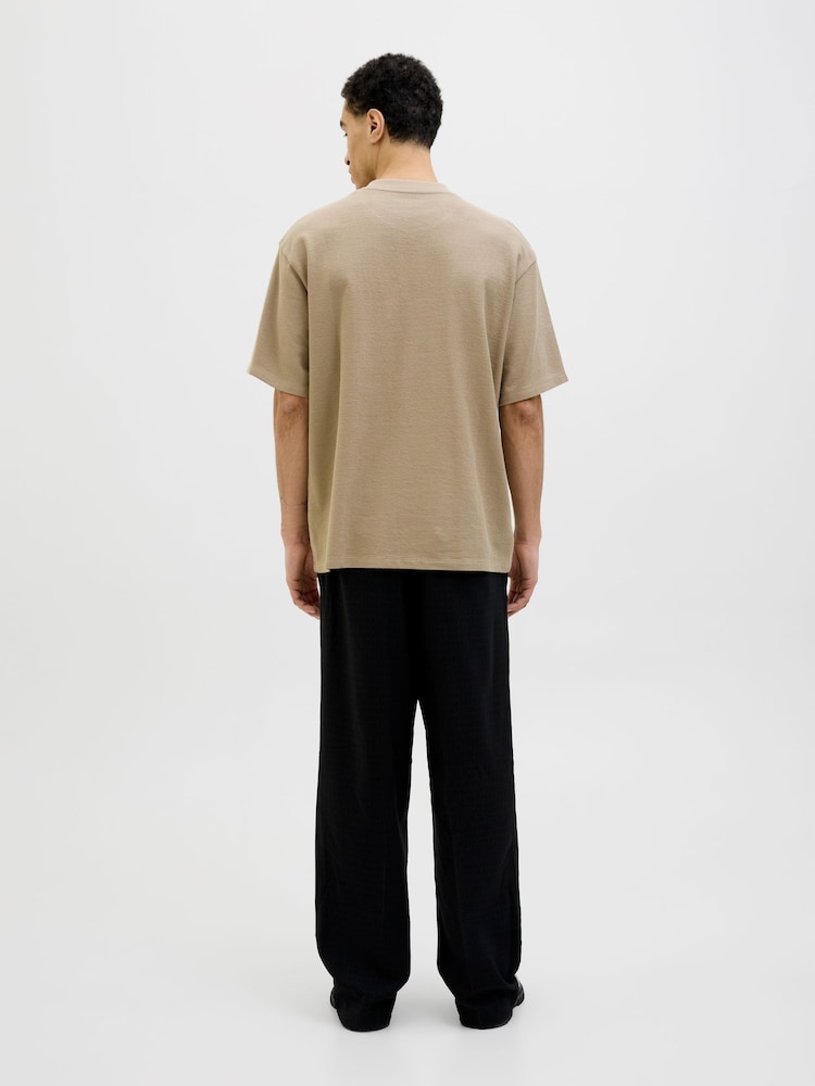 JACK & JONES 100% Cotton Combed Jersey Crew Neck T-Shirt - Bild 2 von 6
