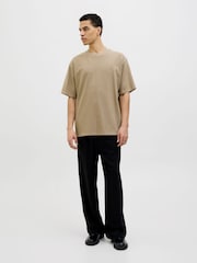 JACK & JONES 100% Cotton Combed Jersey Crew Neck T-Shirt - Bild 3 von 6