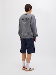 Синій - Шорти-карго Jack & Jones Relaxed Fit 100% бавовна - Image 2 of 6