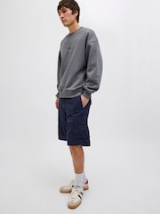Синій - Шорти-карго Jack & Jones Relaxed Fit 100% бавовна - Image 3 of 6