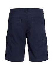 Синій - Шорти-карго Jack & Jones Relaxed Fit 100% бавовна - Image 6 of 6