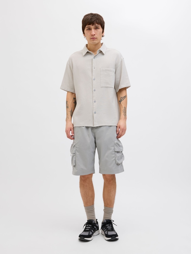 Серый - JACK & JONES шорты-карго - Изображение 1 из 8