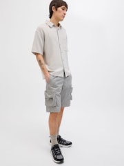 Серый - JACK & JONES шорты-карго - Изображение 3 из 8