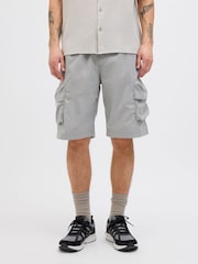 Серый - JACK & JONES шорты-карго - Изображение 4 из 8