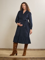 JoJo Maman Bébé Cord Maternity Midi Dress - Imagem 1 de 15