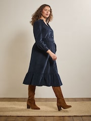 JoJo Maman Bébé Cord Maternity Midi Dress - Imagem 2 de 15