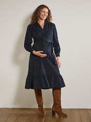 JoJo Maman Bébé Cord Maternity Midi Dress - Imagem 8 de 15