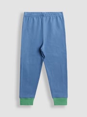 JoJo Maman Bébé Navy Tractor Mix And Match 2 Pack Pyjamas - Image 4 of 11