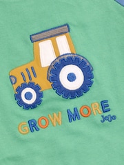 JoJo Maman Bébé Navy Tractor Mix And Match 2 Pack Pyjamas - Image 6 of 11