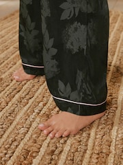 B by Ted Baker Black Jacquard Floral Cami Pyjamas - Image 5 of 15