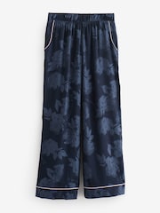 B by Ted Baker Navy Jacquard Button Through Pyjamas - Image 10 of 14